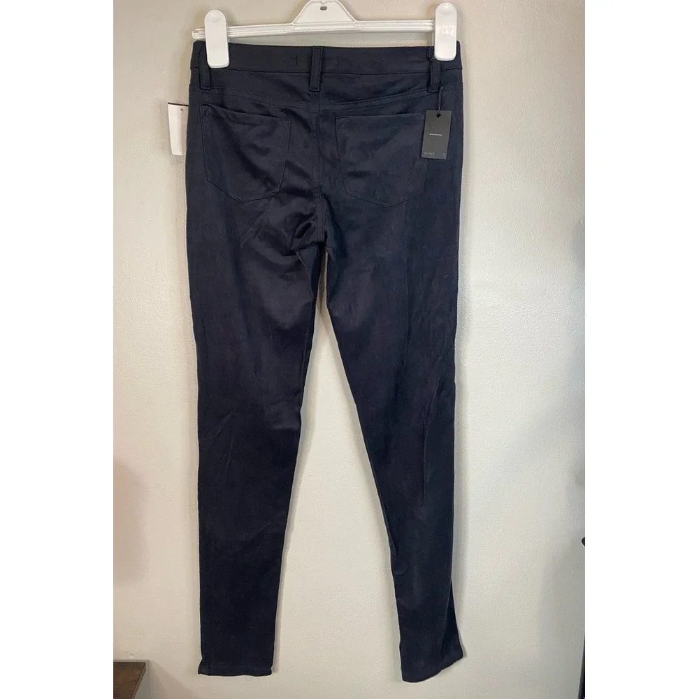 NWT Klique B dark navy Suede skinny jeans - Picture 2 of 6